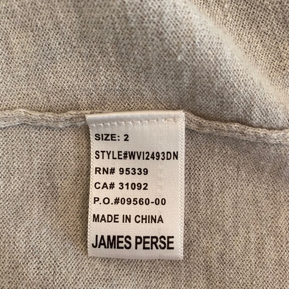 James Perse Cream Cardigan Sweater - Picture 13 of 14